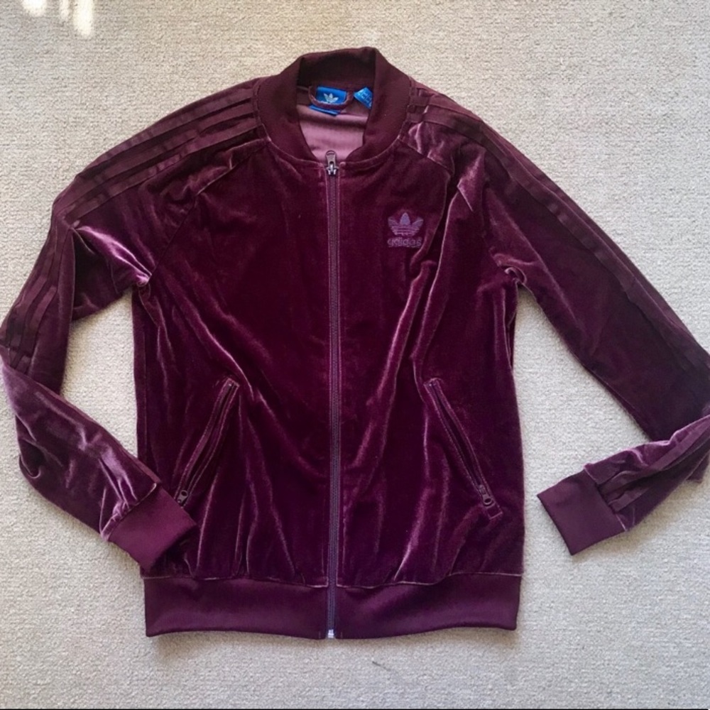 Adidas Velour Tracksuit Set
